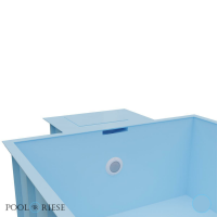 PP-Pool Premiumpaket mit Ganzjahres&uuml;berdachung 5 m x 3 m x 1,366 m blau