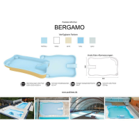 Poolriese GFK-Pool Bergamo 5,00 m x 3,00 m x 0,50 m sand