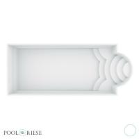 Poolriese GFK-Pool Matera 8,00 m x 3,20 m x 1,52 m weiß
