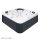 Passion Spas - Spa Relax - Sterling White with Grey