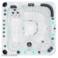 Passion Spas - Whirlpool Felicity - Sterling White with Grey