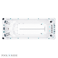 Passion Spas - Swimspa Activity 2 Deep - Sterling White with Grey