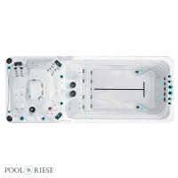 Passion Spas - Swimspa Dynamic -  Sterling White with grey