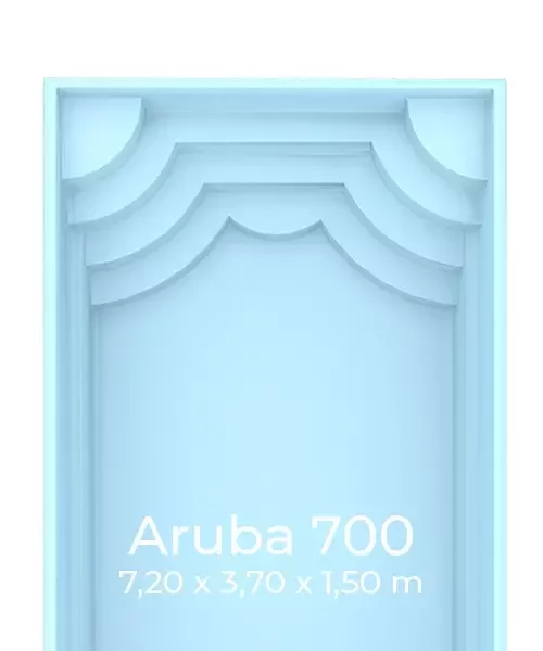 Pool Aruba 700 in der Größe 7,20x3,70x1,5m Vorschauansicht