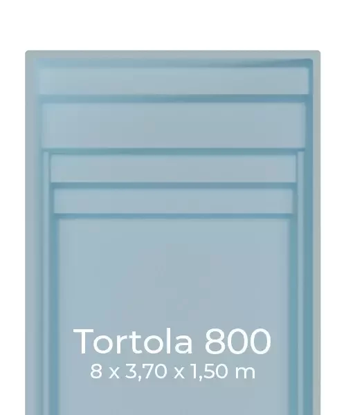 Pool Tortola 800 in der Größe 8x3,75x1,5m Vorschauansicht