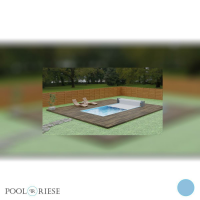 PP-Pool Premiumpaket mit elektr. Rolladenabdeckung 6 m x 3 m x 1,366 m blau