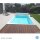 PP-Pool Premiumpaket mit elektr. Rolladenabdeckung 6 m x 3 m x 1,366 m blau