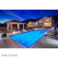 Poolriese GFK-Pool Turin 11,25 m x 3,75 m x 1,50 m blau