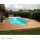 Poolriese GFK-Pool Imola 7,00 m x 3,00 m x 1,52 m hellblau