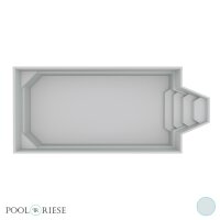 Poolriese GFK-Pool Imola 7,00 m x 3,00 m x 1,52 m grau