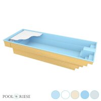 Poolriese GFK-Pool Trinidad 9,70 m x 3,70 m x 1,60 m in...