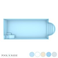 Poolriese GFK-Pool Barbados 9,40 m x 3,70 m x 1,50 m in...