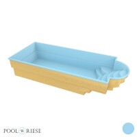 Poolriese GFK-Pool Matera 8,00 m x 3,20 m x 1,52 m blau