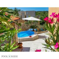 Poolriese GFK-Pool Miami 2,30 m x 2,90 m x 0,90 m in...