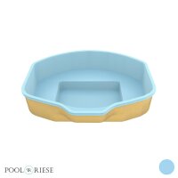 Poolriese GFK-Pool Miami 2,30 m x 2,90 m x 0,90 m blau