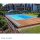 Poolriese GFK-Pool Siena 6,20 m x 3,70 m x 1,50 m sand