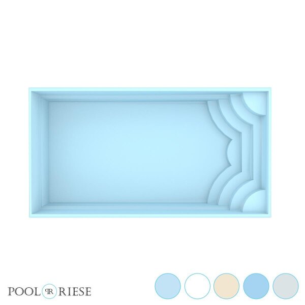 Poolriese GFK-Pool Aruba in verschiedenen Ausführungen
