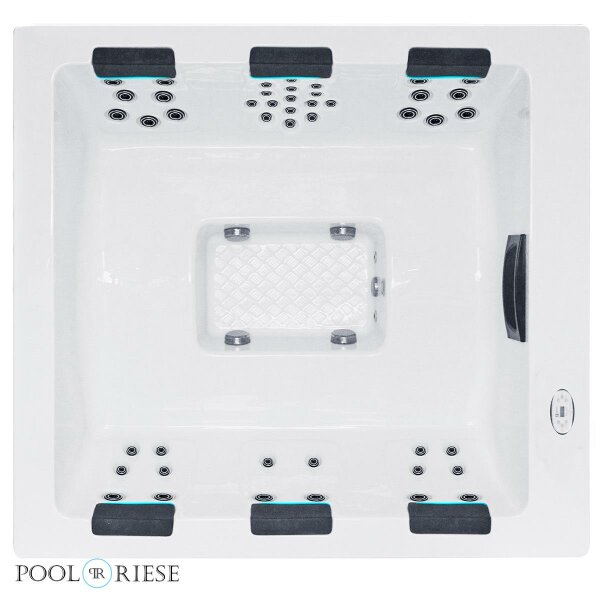 Passion Spas - Spa Serene 6 - Solid White with Grey