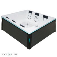 Passion Spas - Spa Serene 6 - Solid White with Grey