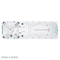 Passion Spas - Swimspa Vitality Deep -  Sterling White with Grey