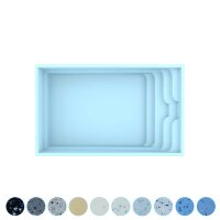 Crystal Vinyl Pool Tropea 6,20 m x 3,70 m x 1,50 m in verschiedenen Farben