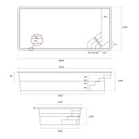 Poolriese GFK-Pool Bari in verschiedenen Ausführungen