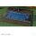 PP-Pool Premiumpaket mit Überdachung 6 m x 3 m x 1,366 m sand