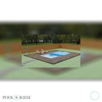 PP-Pool Premiumpaket mit Ganzjahresplane 5 m x 3 m x 1,366 m grau