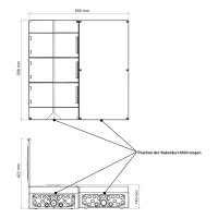 Technikwand e-Box Pentair Chlor