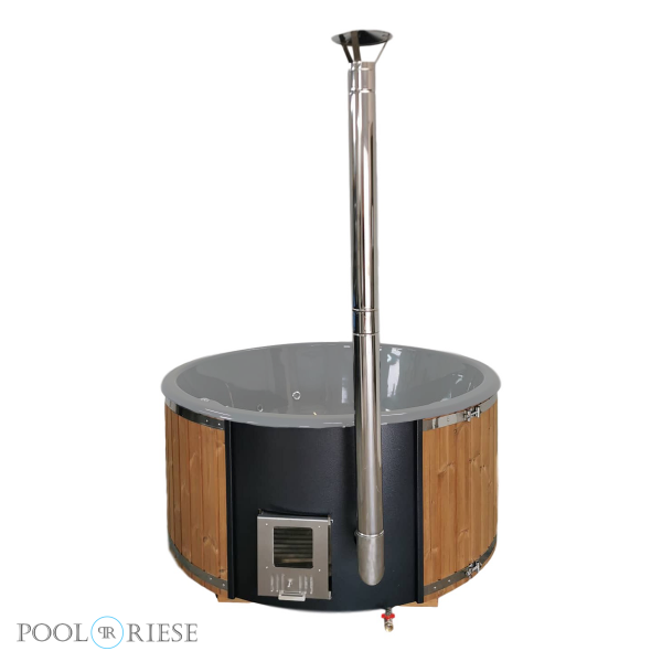 Poolriese Hot Tub in hellgrau, Durchmesser 200 cm